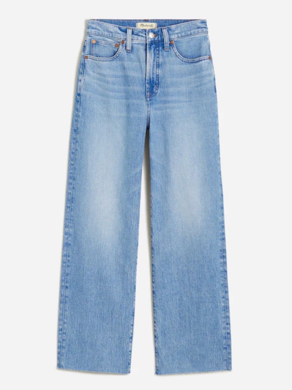 Madewell The Perfect Vintage Wide Leg Crop Jeans Sz 25 - Picture 5 of 8